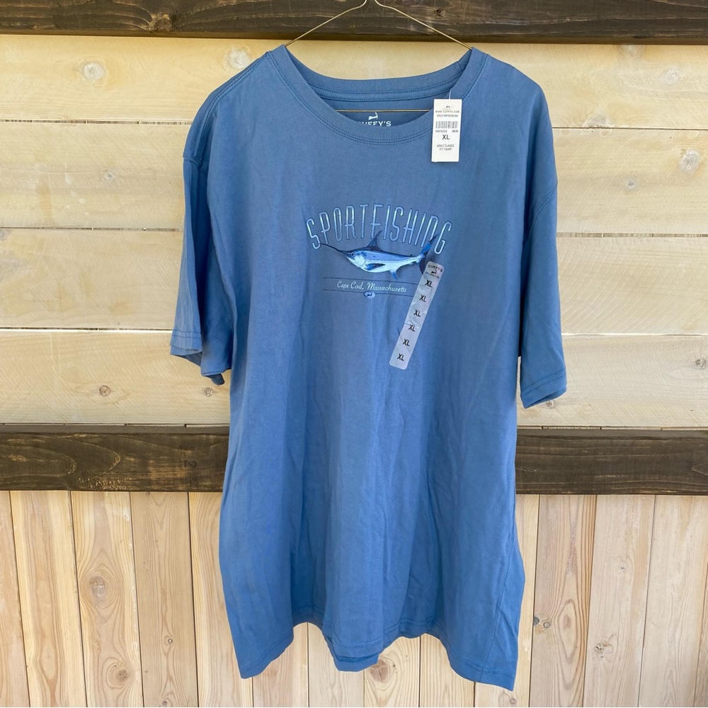 Cuffy’s of Cape Cod Sport Fishing T-Shirt Size X-LARGE NWT
